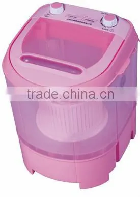 Mini washing machine is small with dry duplex stainless steel double barrel