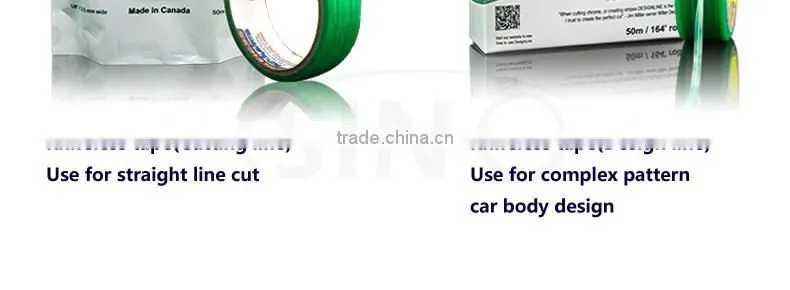 SINO 5mm*50M Paypal Payment 3M Knifeless Tape For Car Wrapping Application Tools