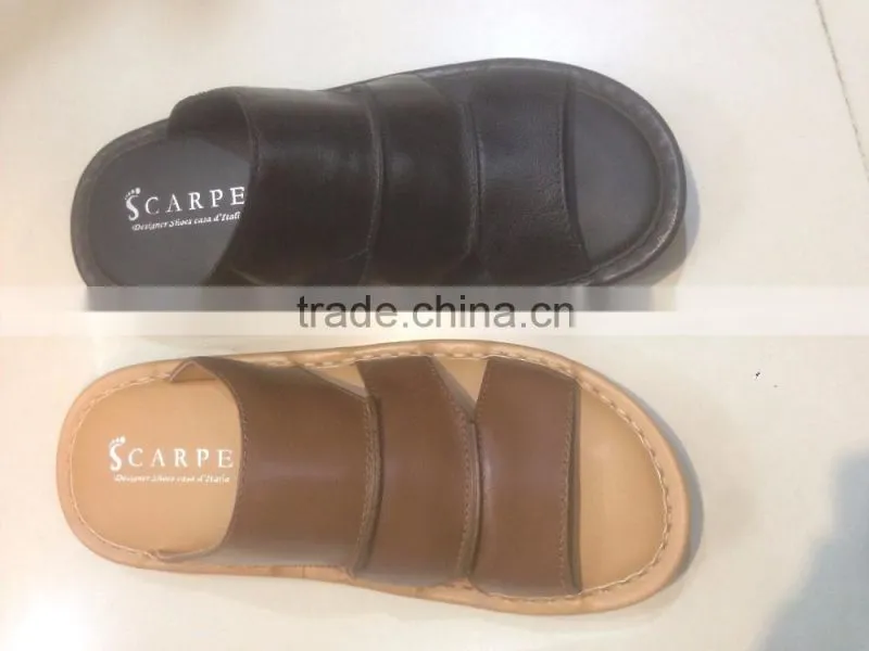 Manufacturers Leather Sandal Men Flip Flop