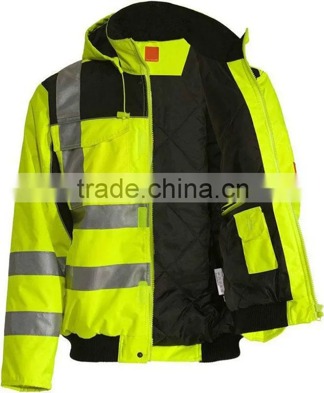 Top quality 2014 new design popular high-vis pilot jacket