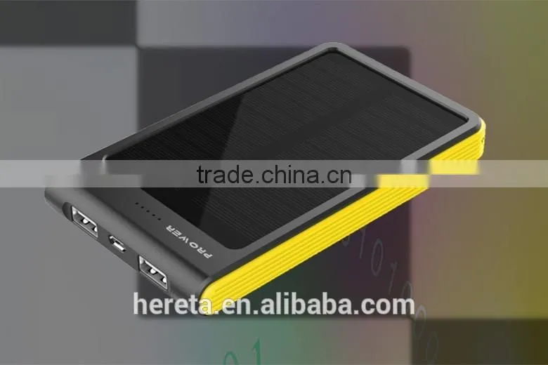 Newest product 8000mah solar power bank