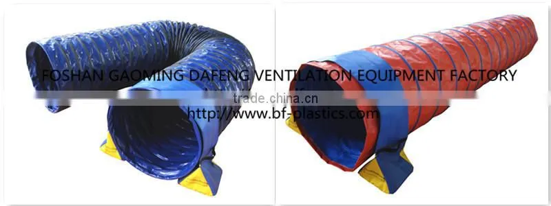 Outdoor Open End Durable Agility Dog Tunnels