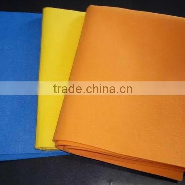 Super absorbent needle punched nonwoven kitchen shammy cloth (NEEDLE PUNCHED NONWOVENS, 80%viscose, 20%polyester)
