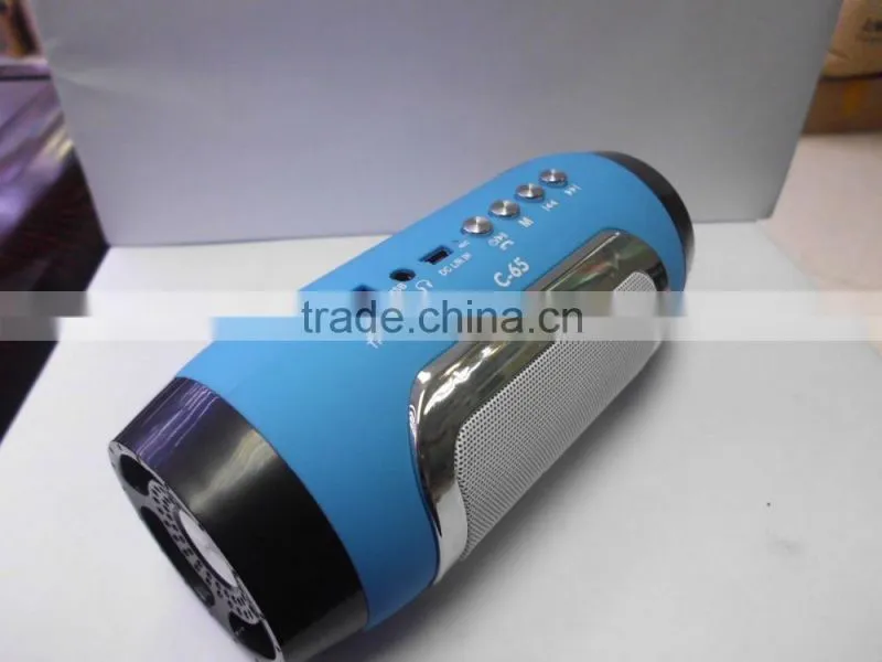 2016 high quality 3D sound effect portable outdoor bluetooth speaker with line in/hands free call, can do custom logo printing