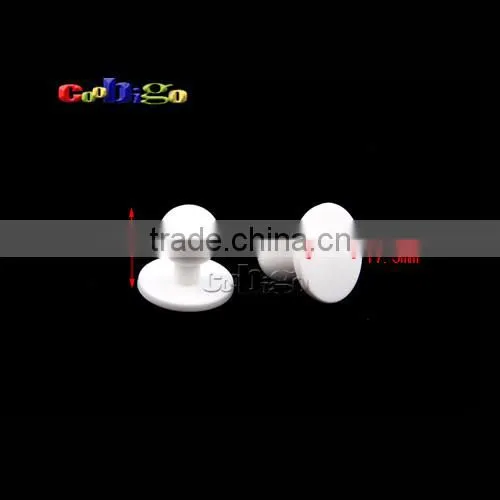 Plastic Round Movable Jacket Chef Coat Stud Button Black or White #FLC282A-B/B-W/C-W