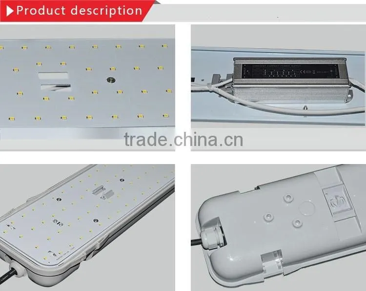 600mm 1200mm 1500mm outdoor waterproof ip65 led tri-proof light 50W