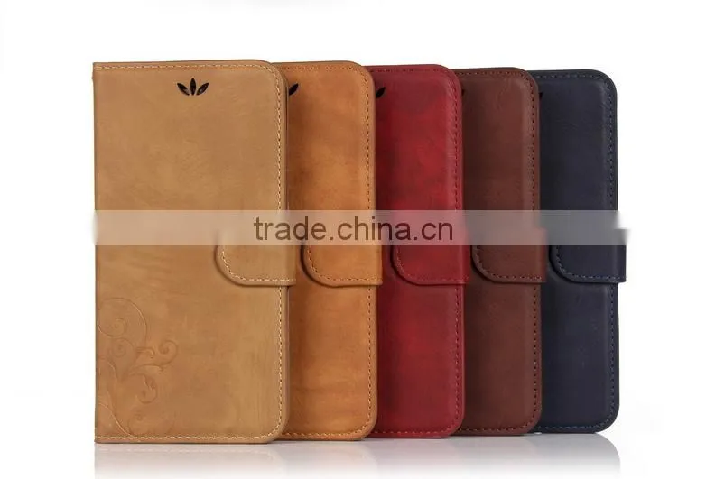 Best Selling Retro Design Mobile Phone Case Detachable Magnet Leather Case For iPhone 6