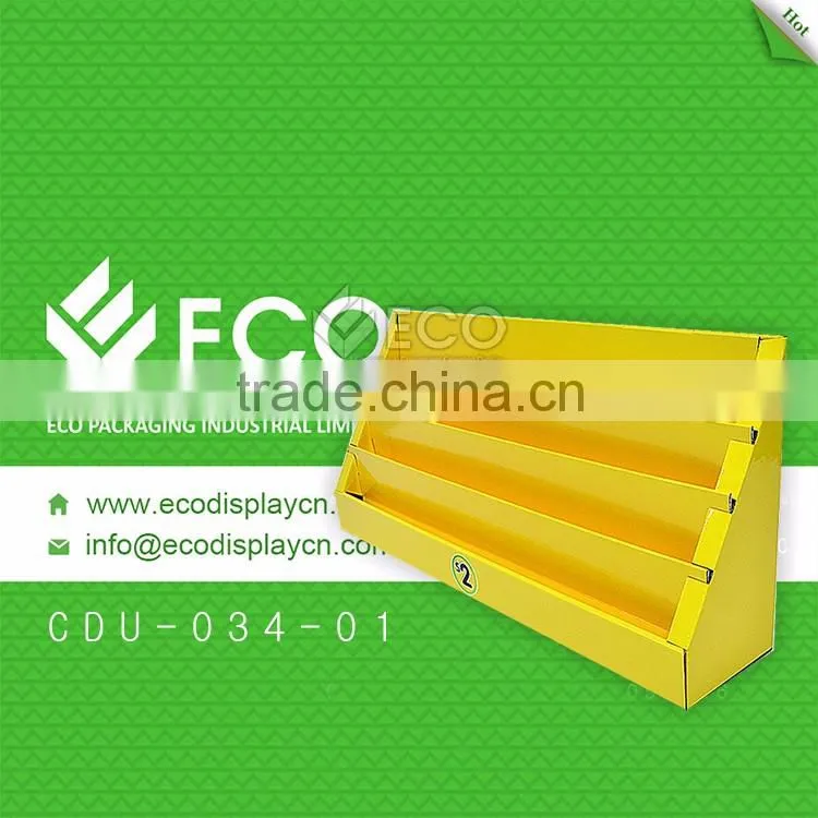 Advertising Cardboard Magazine Counter Display Rack Wholesale