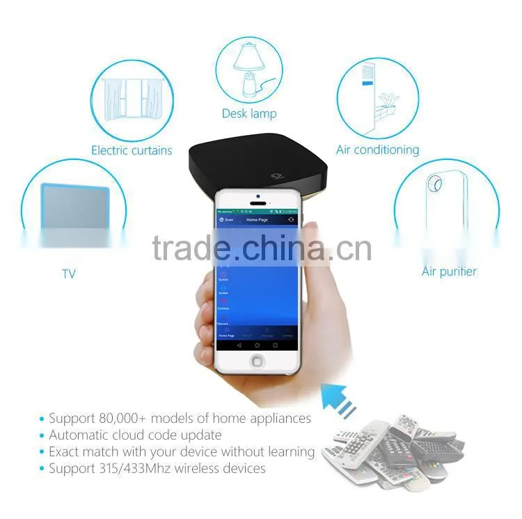 Phone tablet remote control infrared universal smart remote control