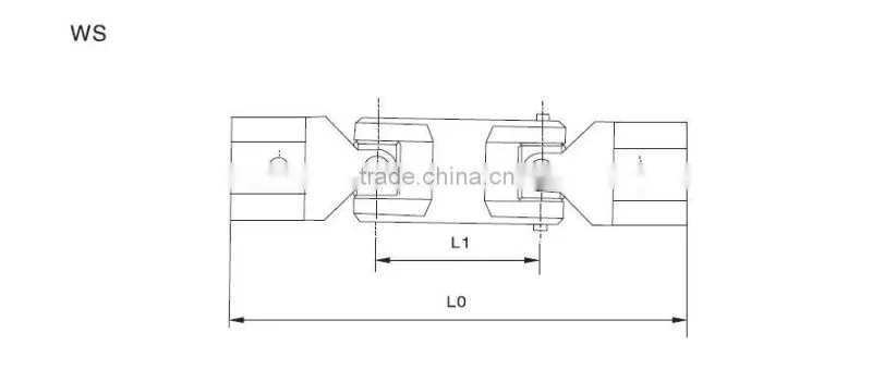 WS Tanso flexible coupling cardan joint