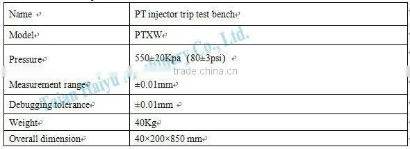 HY-PTXW lumen testing machine for testing injector trip with stable performance