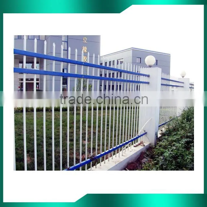 Powder coated galvanized steel fence panels