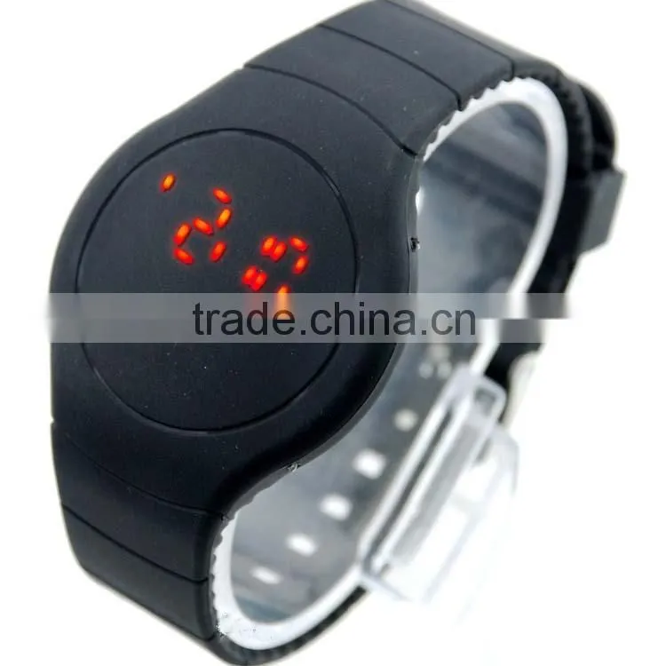 silikon led touch screen watches,touch screen led watch 2014