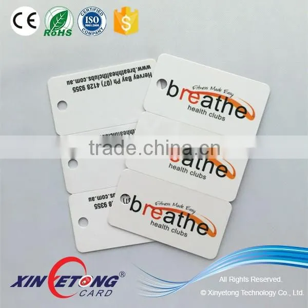 Customized size Die cut PVC Membership Card/Market Barcode Card