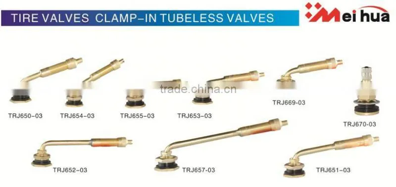 Tubeless TRJ Snap-in Sensor Tire Valve Stems