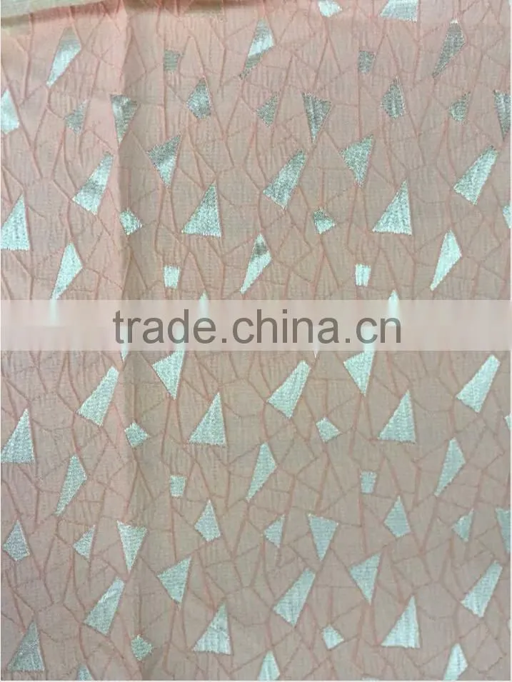 97%polyester 3%spandex woven Jacquard for dess, trousers, coat or home textile