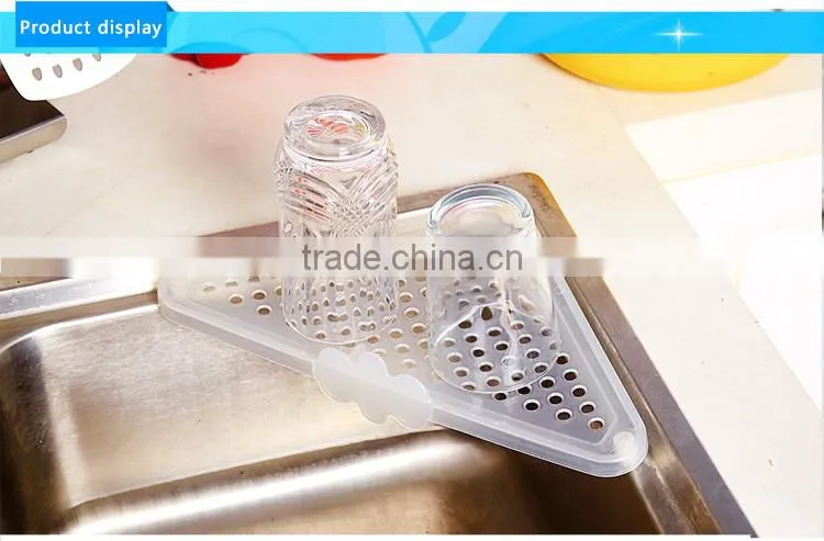 Kitchen storage Fashion portable plastic drain rack store shelves storage box bowl cup Shelves Stands Dish Rack