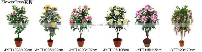 silk high quality artificial cherry blossom flower tree for decoration