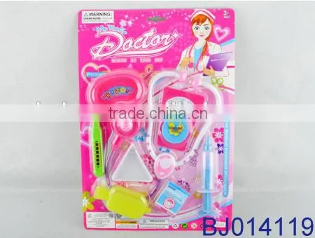 Happy kids toy high quality plastic nurse kit doctor medical kit