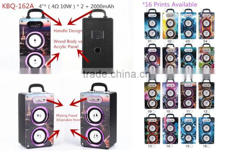 BBQ KBQ-162A 20W 2000mAh Mini Portable Wireless Bluetooth Speaker