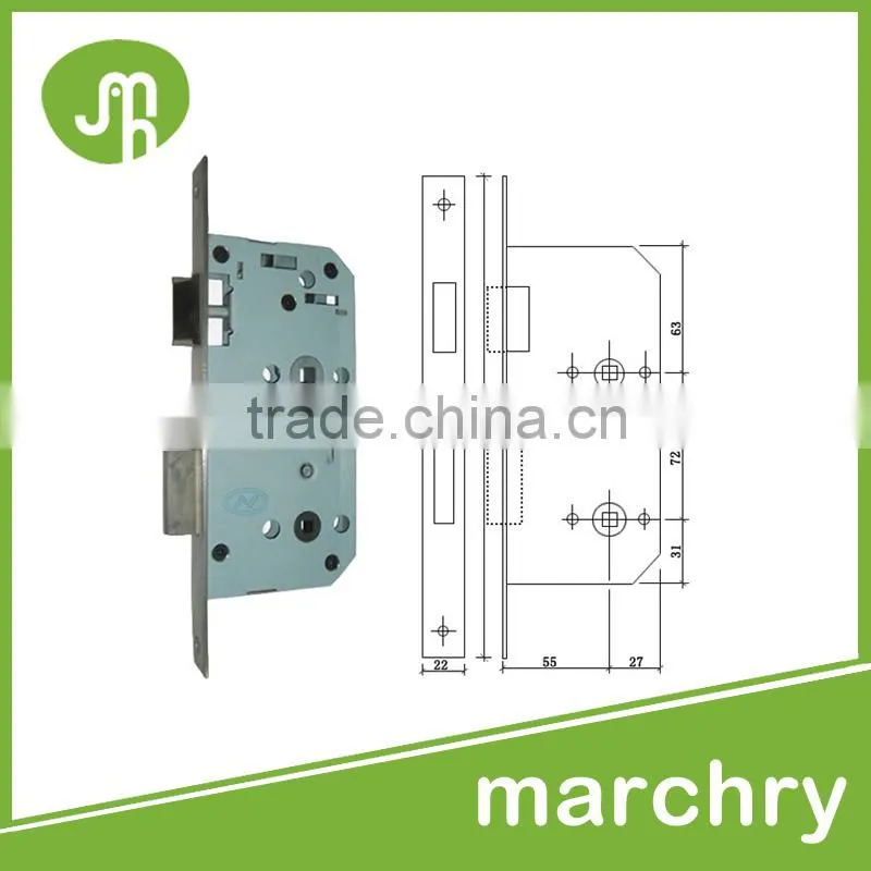 Europrofile stainless steel security door locks