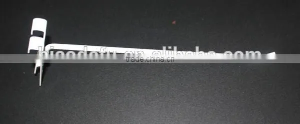 White Powder Coat Metal Hook for Grid Wall
