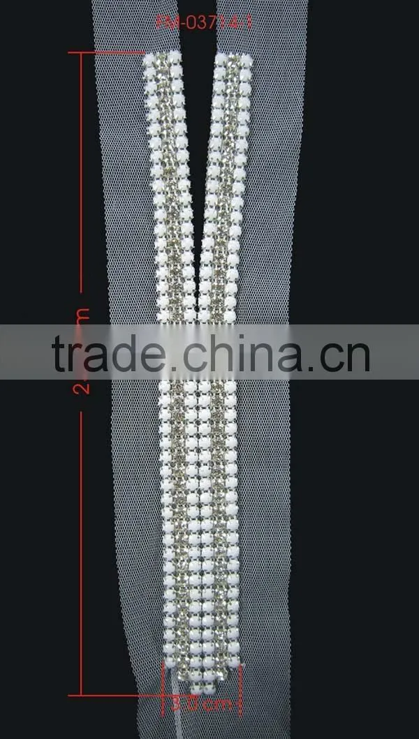 5MM Crystal Rhinestone Octangle Collar Beaded Neckline Garment Accessories
