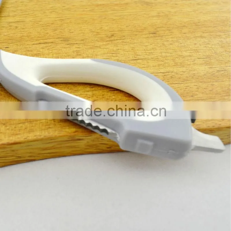 Multifunction PP TPR Handle Scissors With Magnet