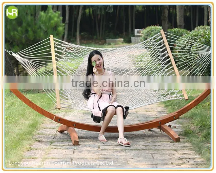 Garden Cotton Rope Beach Hammock Bed
