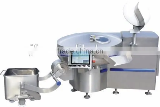 Bowl cutter for meat processing