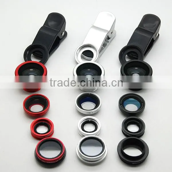 smartphone universal 4 in 1 clip lens for iphone 4 4s 5 5s