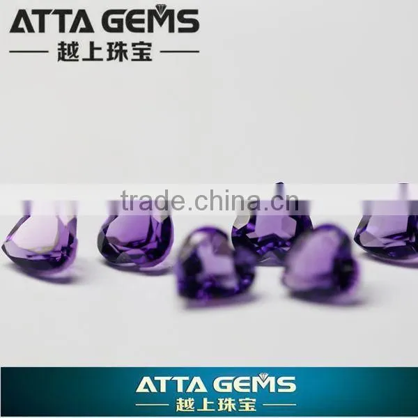 Semi precious stone created amethyst