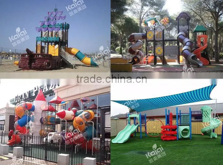 Kaiqi NonToxic Playground Equipment Trampoline Series with international standard KQ60153B