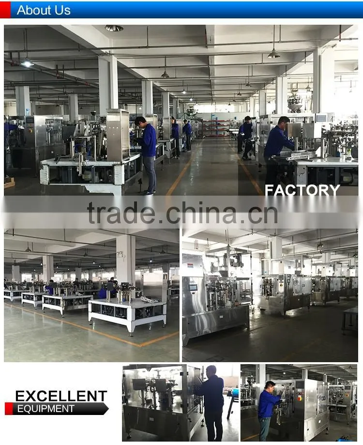 Automatic Stand-up Zipper Doy Pouch Filling Packing Machine