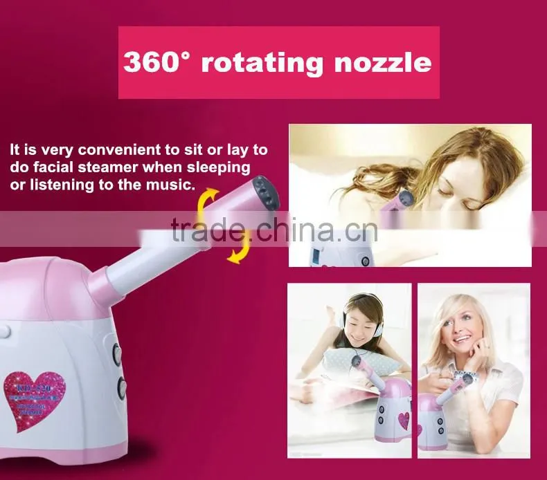 Beauty salon electric vapor ozone facial steamer