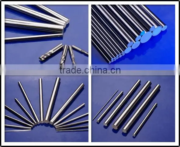 K10 K20 K30 tungsten carbide rod blank and ground rods for milling and drilling tools