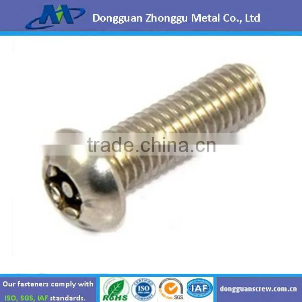 China factory supply high-end quality and low price Dongguan Torx Screws