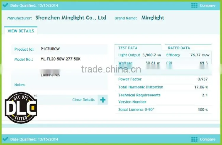DLC UL CUL 100w led flood light /50W 80W 100W 150W DLC flood light outdoor lighting