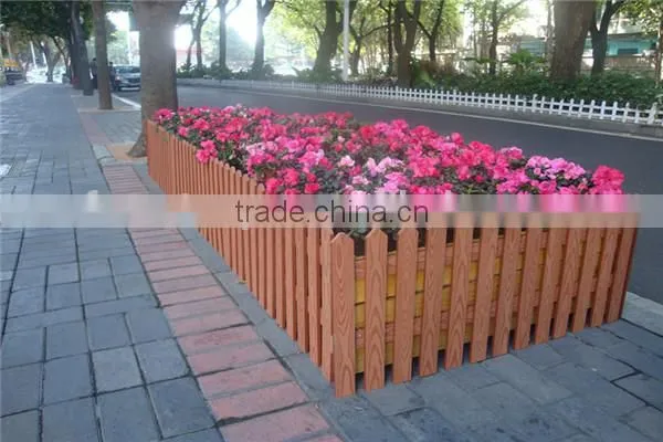 FRSTECH composite wood ceramic flower pot painting designsWPC flower pot