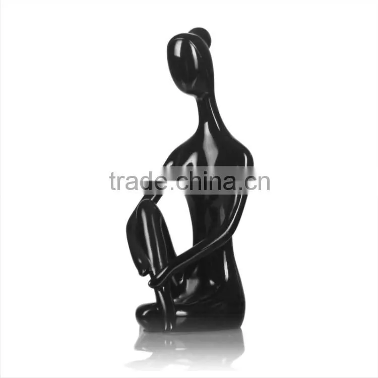 Dancer character art sculpture ornaments resin yoga dancer animation model model prototype