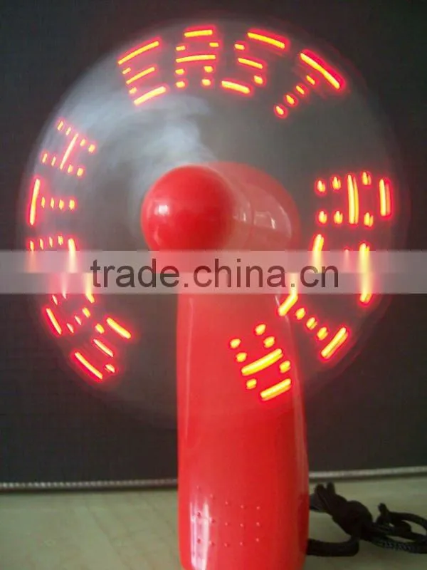 LED Programmable fan LED Message fan promotional led fan