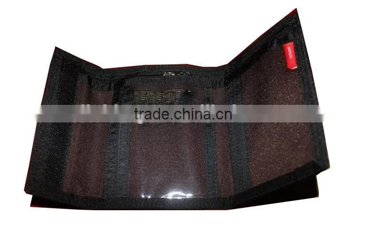 Custom Men Woman Velcro Bi-fold Closure Wallet