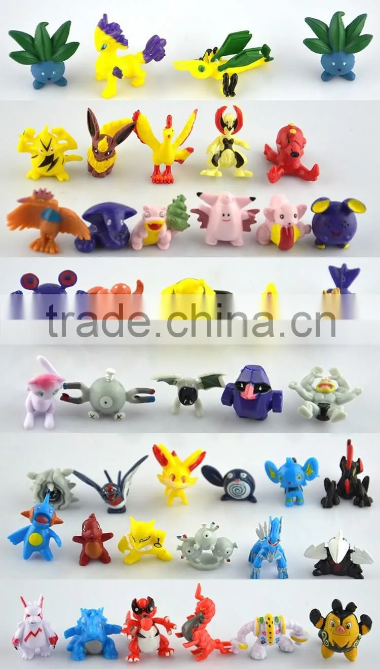 hot selling 144 series of pokemon mini animal figure toys