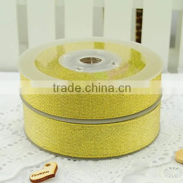 china factory directly sale high quality glitter ribbon
