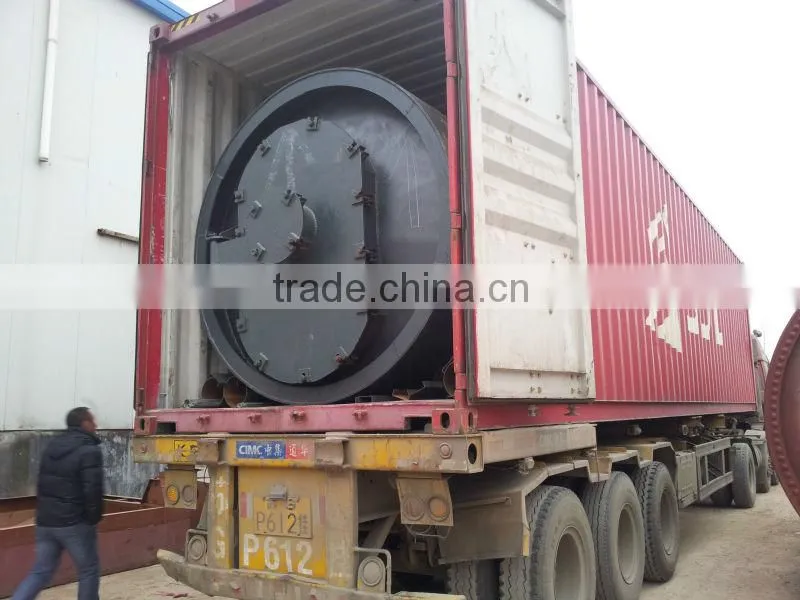 used tire pyrolysis to crude oil equipment with 35~60% high oil yield