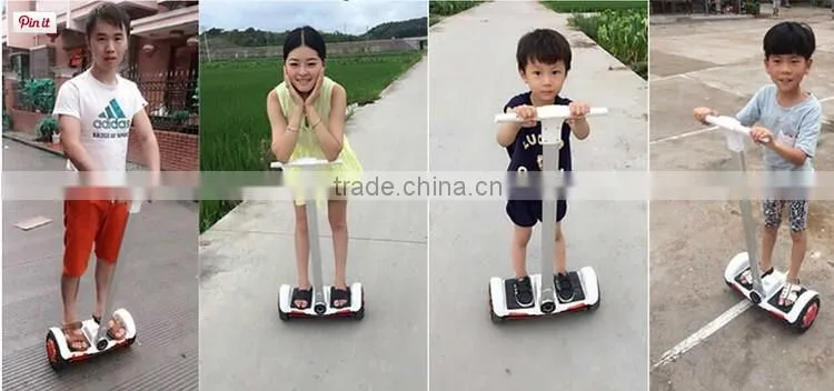 2016 fashion smart Balancing shenzhen hoverboard 2 Wheel Electric Standing Scooter by hand drifting factory no tax