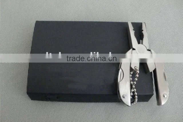 OEM new keychain multi-function mini pliers with knife UD06042