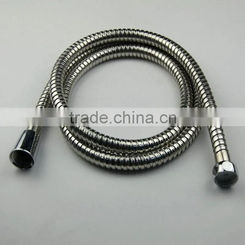 High quality stainless steel double locks korea style shower hose