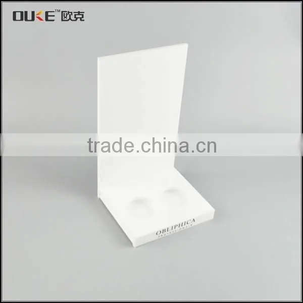 factory best price white color acrylic material plexiglass display for cosmetic