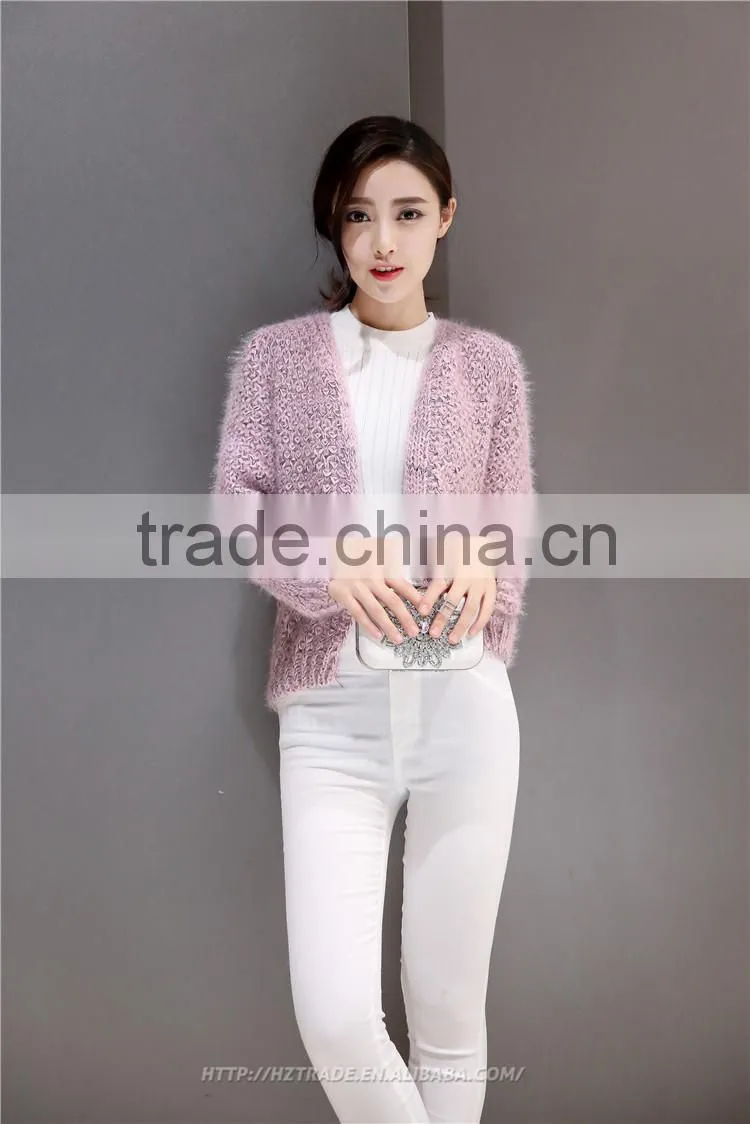 Colorful Slim Fit Handmade Knit Wool Sweater Designs
